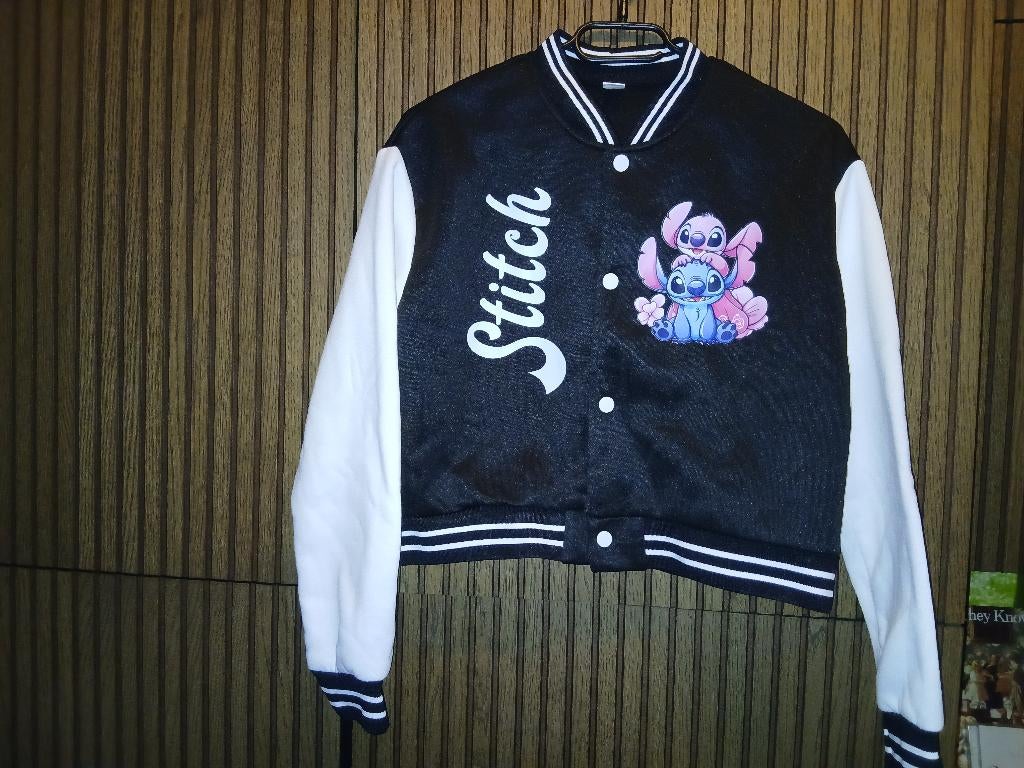 (nieuw) Stitch zwart wit vest maat 152/158, Ophalen of Verzenden, Nieuw, Meisje, Trui of Vest