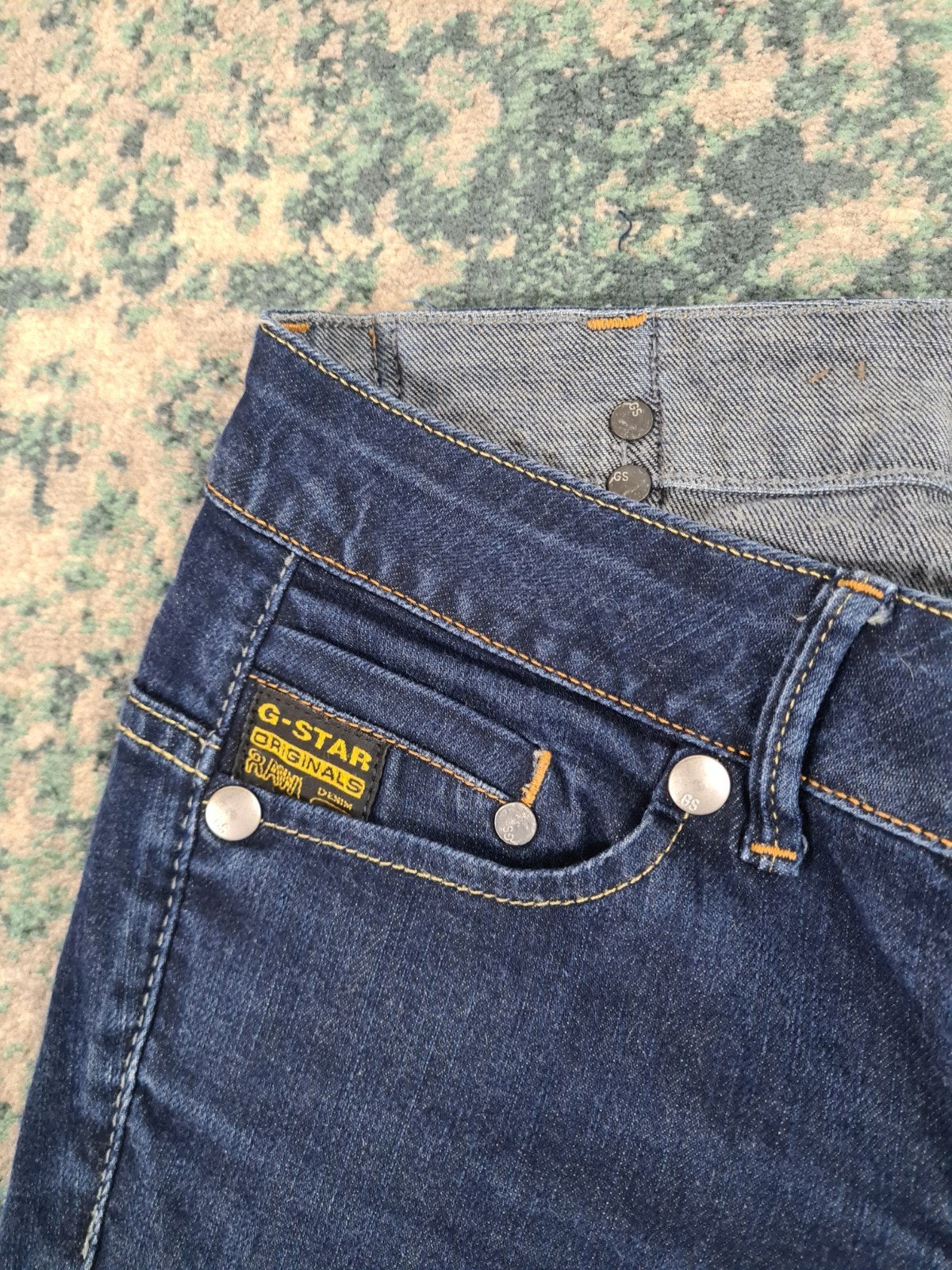 G-star raw attacc straight W25 L30 Dames Tulsi2530 Blauw, Blauw, Ophalen of Verzenden, Zo goed als nieuw, W27 (confectie 34) of kleiner