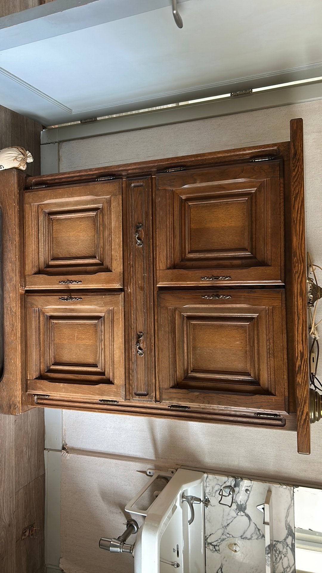 Vintage kast, Ophalen