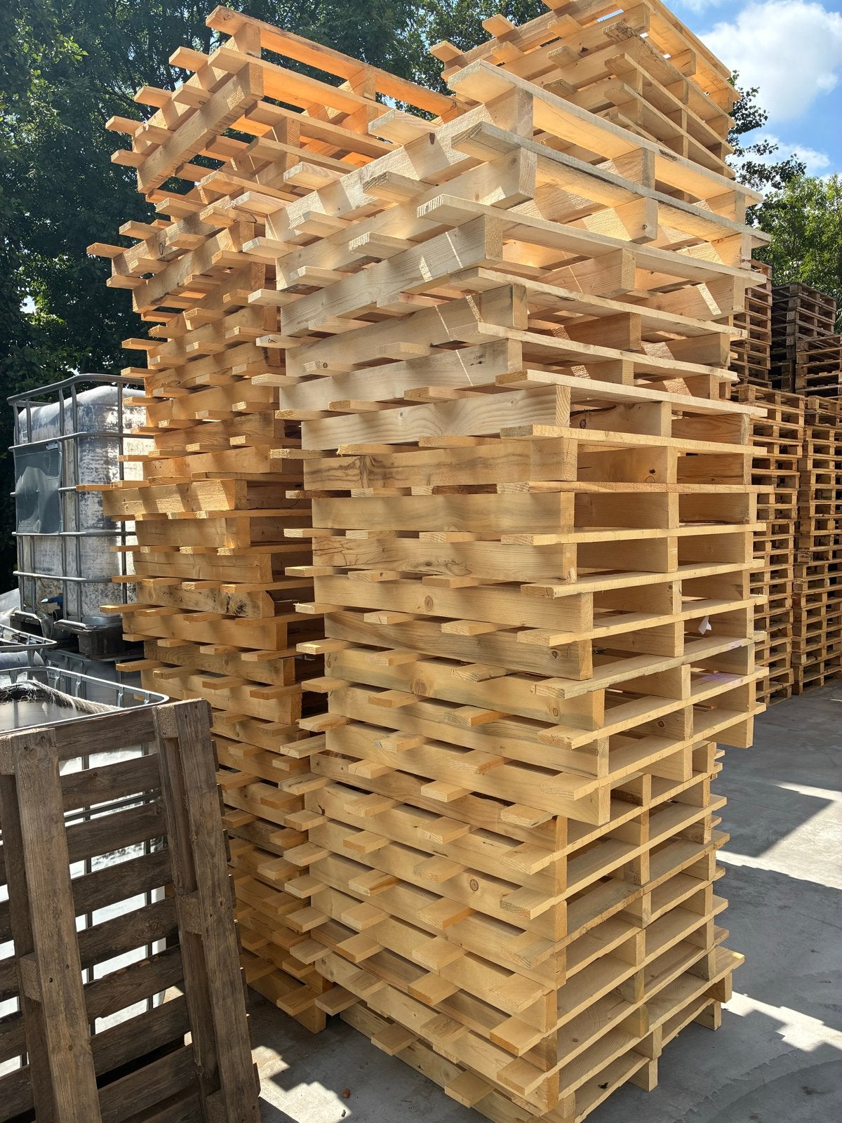 Partij pallets 4 lats voor allerlei doeleinden, Ophalen, 100 cm of meer, 60 cm of meer, Overige typen