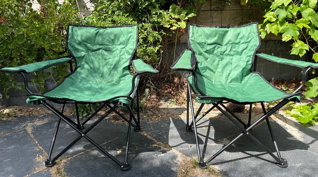 2x  Gelert Fold Away Chair 096 | Campingstoelen, Ophalen of Verzenden, Zo goed als nieuw, Campingstoel