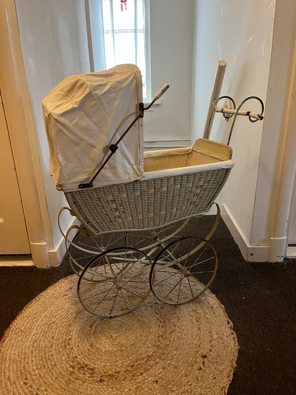 Antieke vintage poppenwagen, Ophalen, Gebruikt, Overige typen