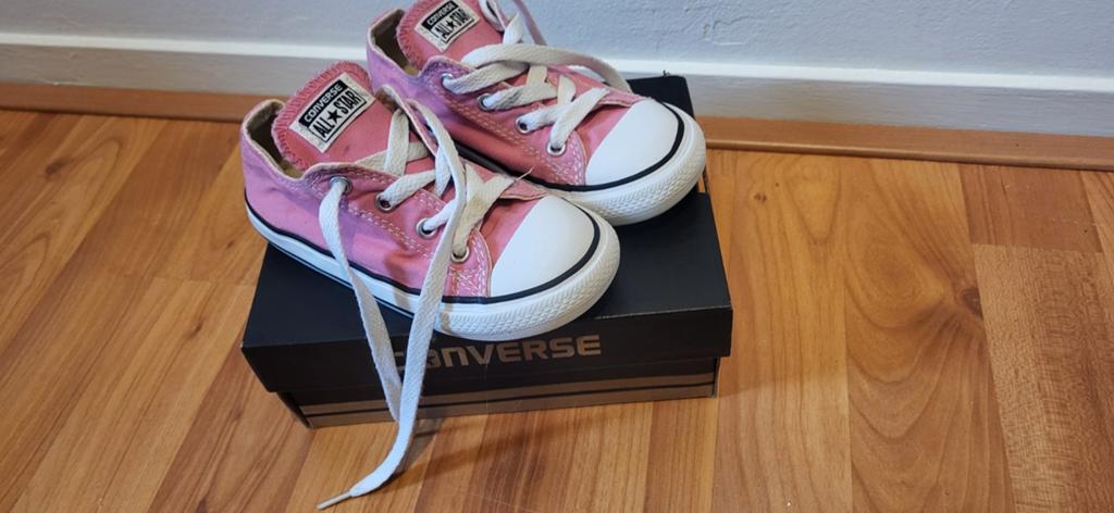 Roze Converse All Star schoenen maat 25, zo goed als nieuw, Converse, Meisje, Schoenen, Ophalen of Verzenden