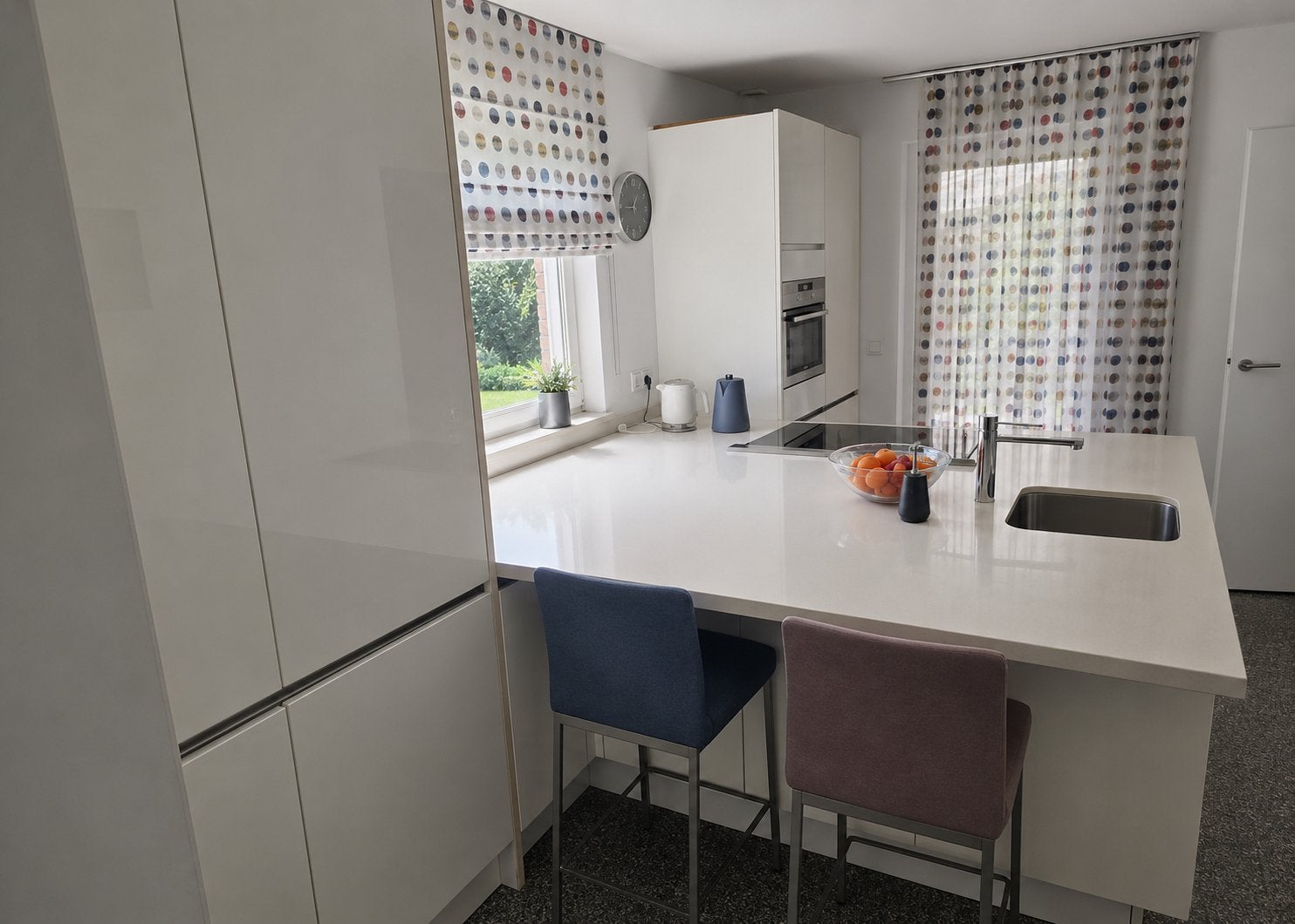 ✨T VORM EILAND KEUKEN MET  APPARATUUR ✨, Huis en Inrichting, Ophalen, Wit, Hoekkeuken, Zo goed als nieuw