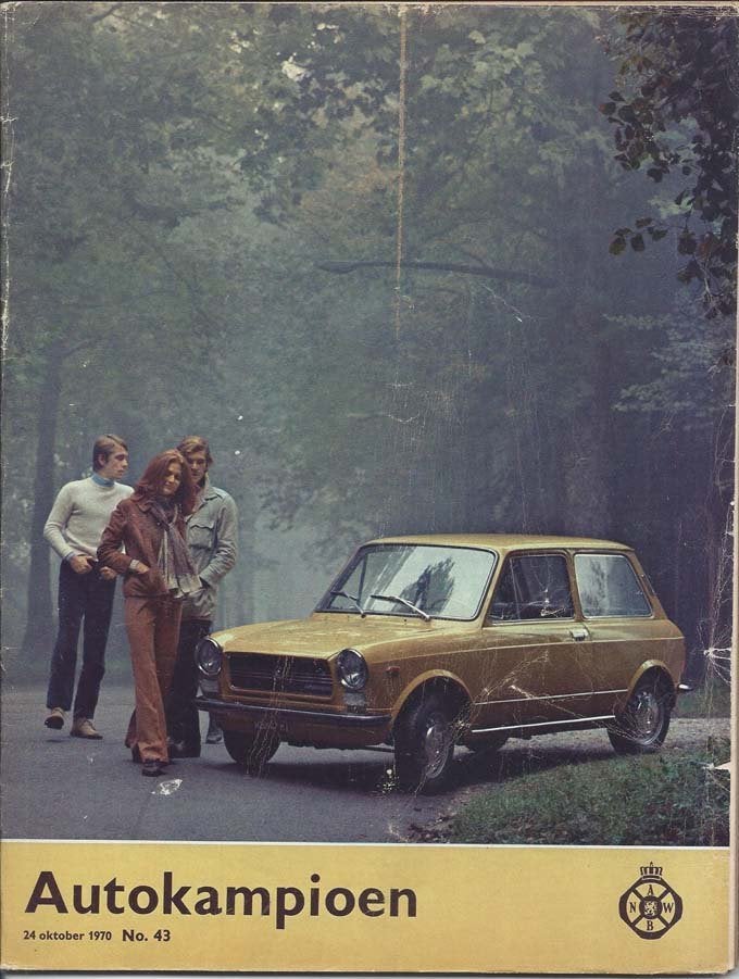 Autokampioen 43 1970 : Peugeot 304 Cabrio - Toyota MKII 1700, Ophalen of Verzenden, Gelezen, Algemeen