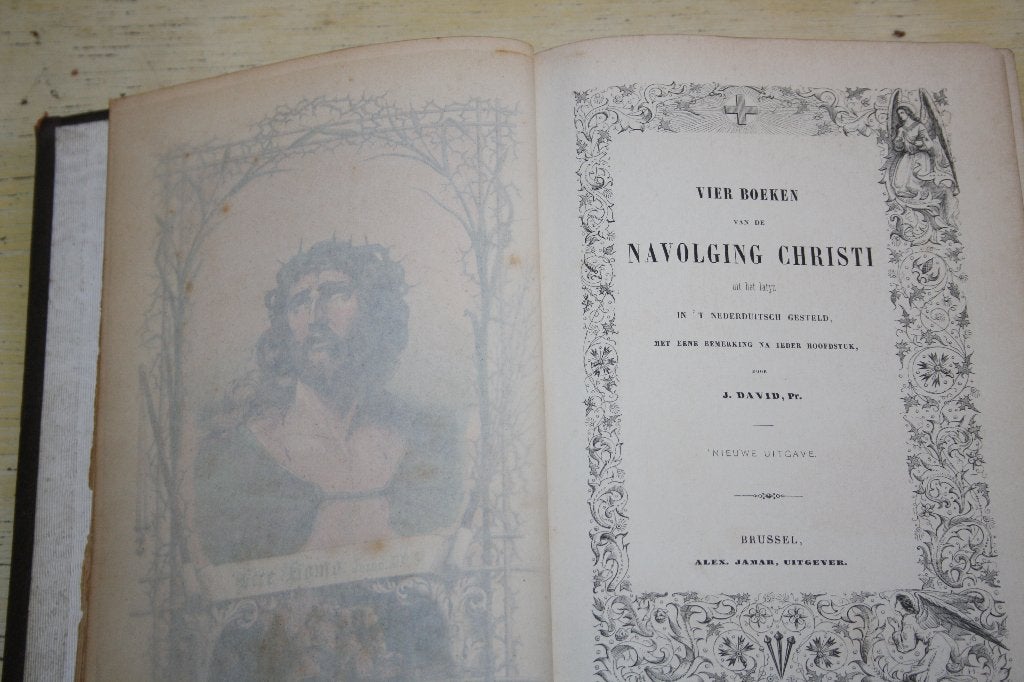 Vier boeken van navolging Christi David 1857 Thomas a Kempis, Ophalen of Verzenden