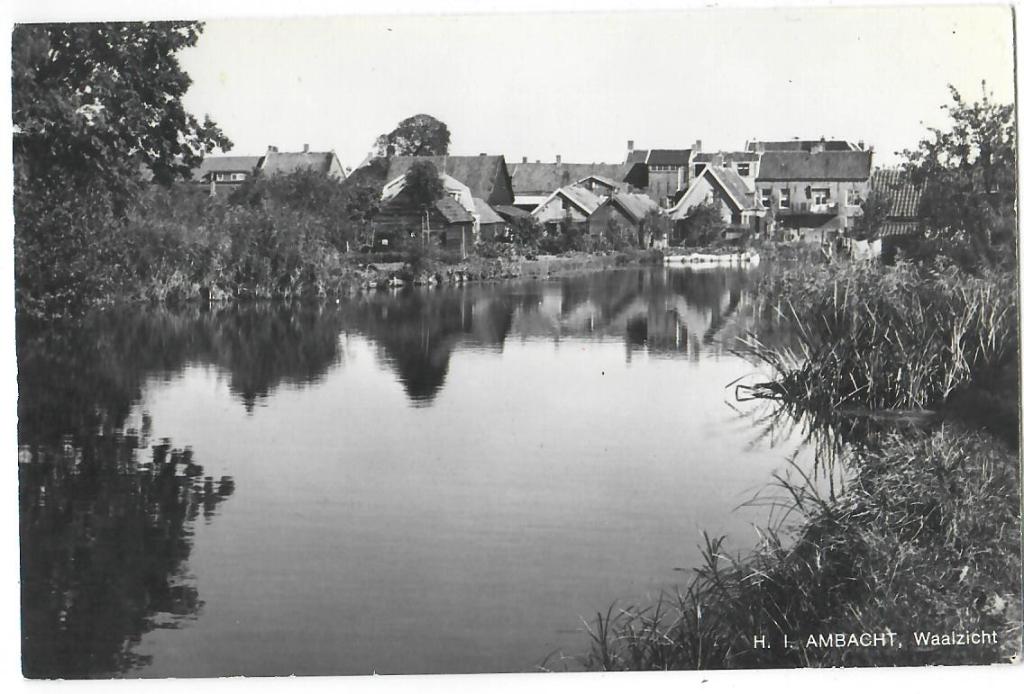 H.I. Ambacht - Waalzicht, Verzenden, 1940 tot 1960, Ongelopen, Zuid-Holland