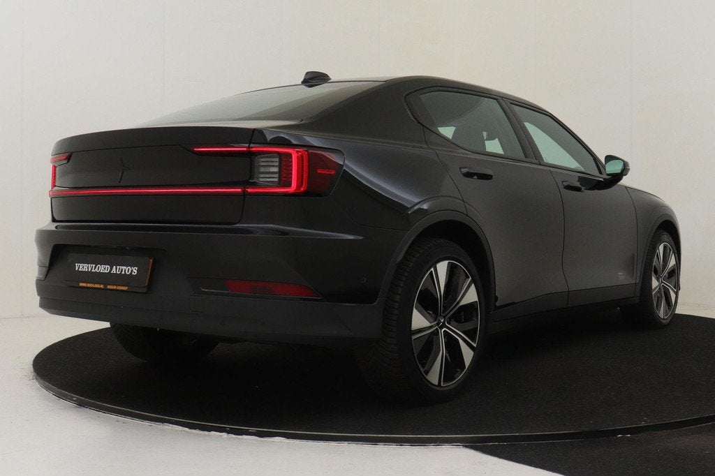 Polestar 2 LONG RANGE SINGLE MOTOR 78 kWh -360°CAM|ADAP.CRU, Polestar 2, Stof, Gebruikt, Zwart