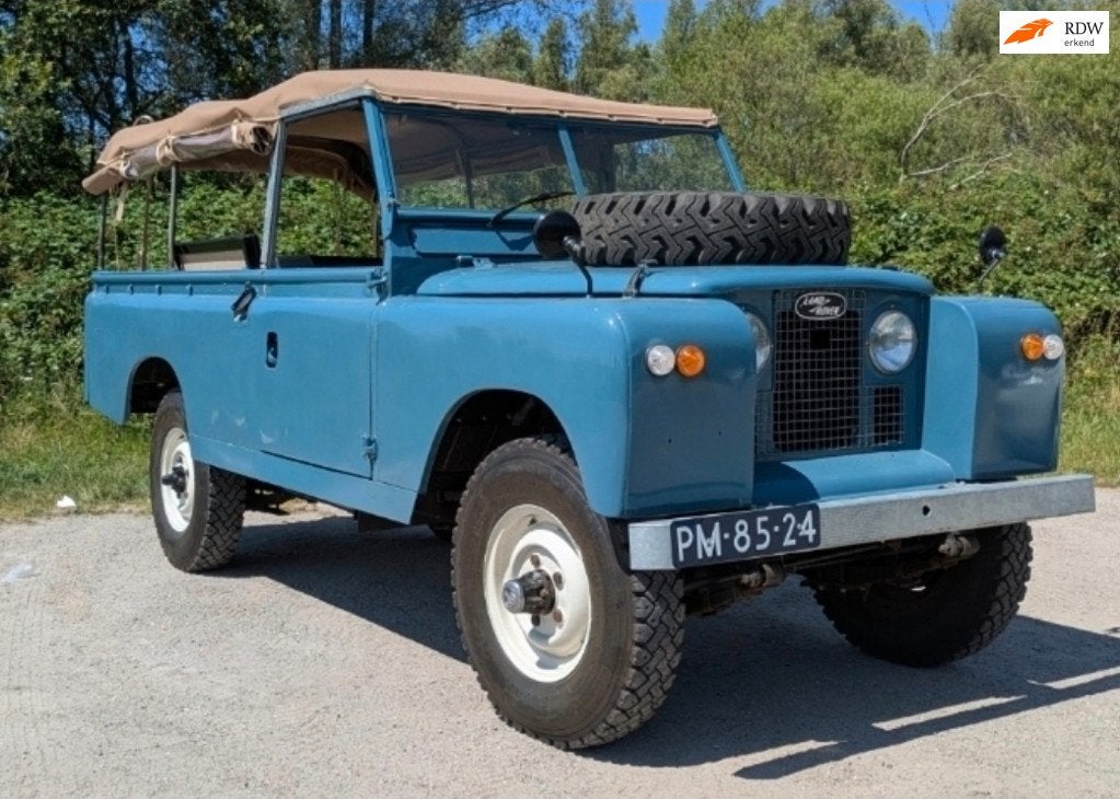 Land Rover 109 Series II benzine met OVERDRIVE, 2286 cc, Gebruikt, 4 cilinders, 2000 kg