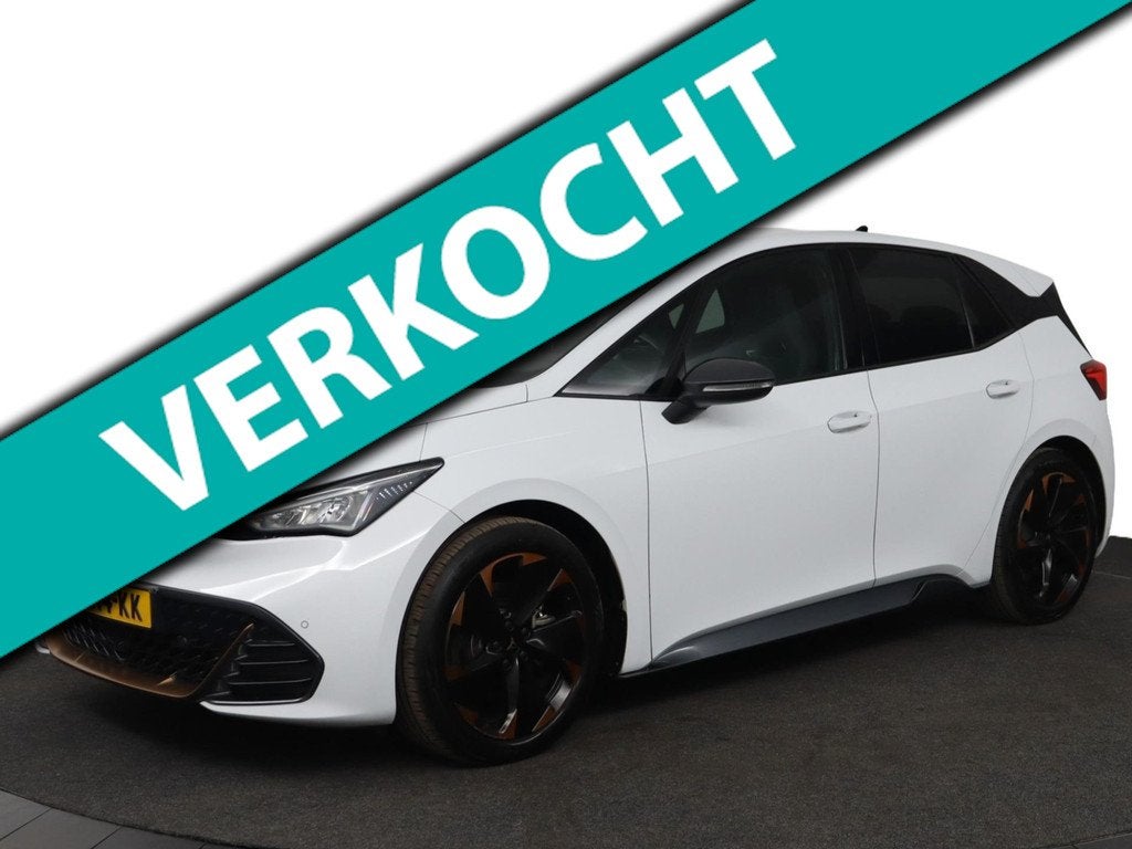 Cupra Born Adrenaline One 62 kWh|SoH 93%|Stoelverwarming|Cam, Auto's, Cupra, Automaat, Gebruikt, Zwart, Wit