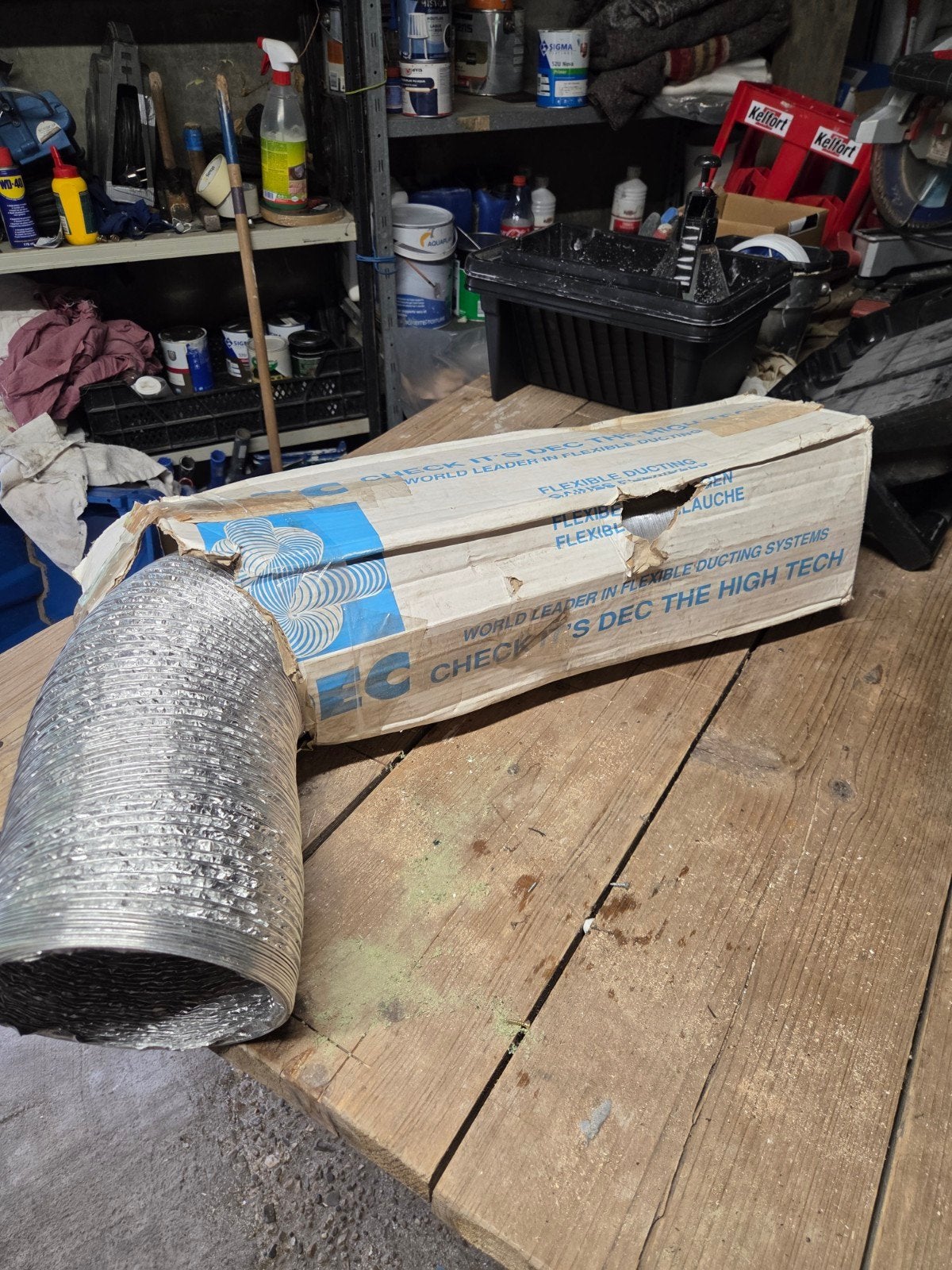 Aludec flexibele afvoerbuis 160mm x 10m, Ophalen of Verzenden, Nieuw, Ventilator en Afzuiger
