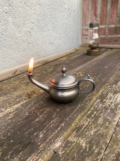 olie lamp  snotneus, Ophalen of Verzenden