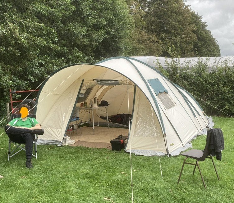 Katoenen koepeltent Obelink Nice/Marseille 4persoons, Ophalen, Gebruikt, Tot en met 4