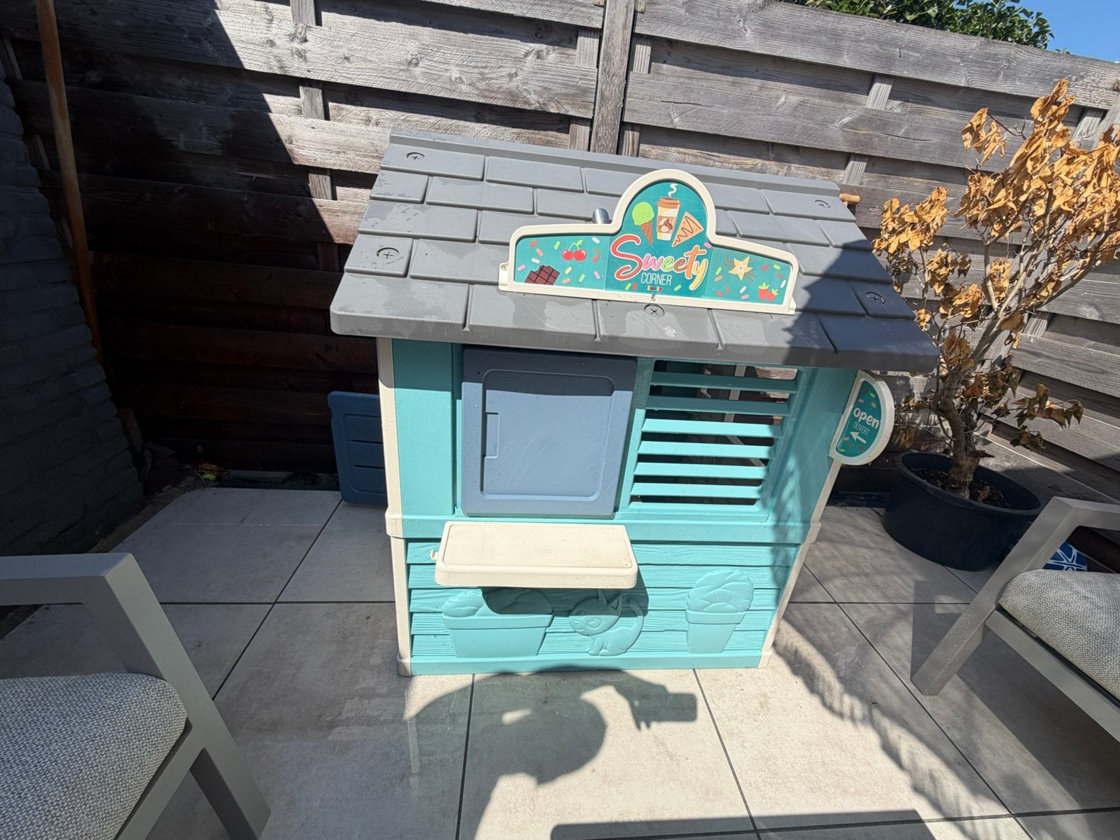 Smoby Sweet Corner Speelhuisje tuin, Ophalen, Gebruikt, Kunststof