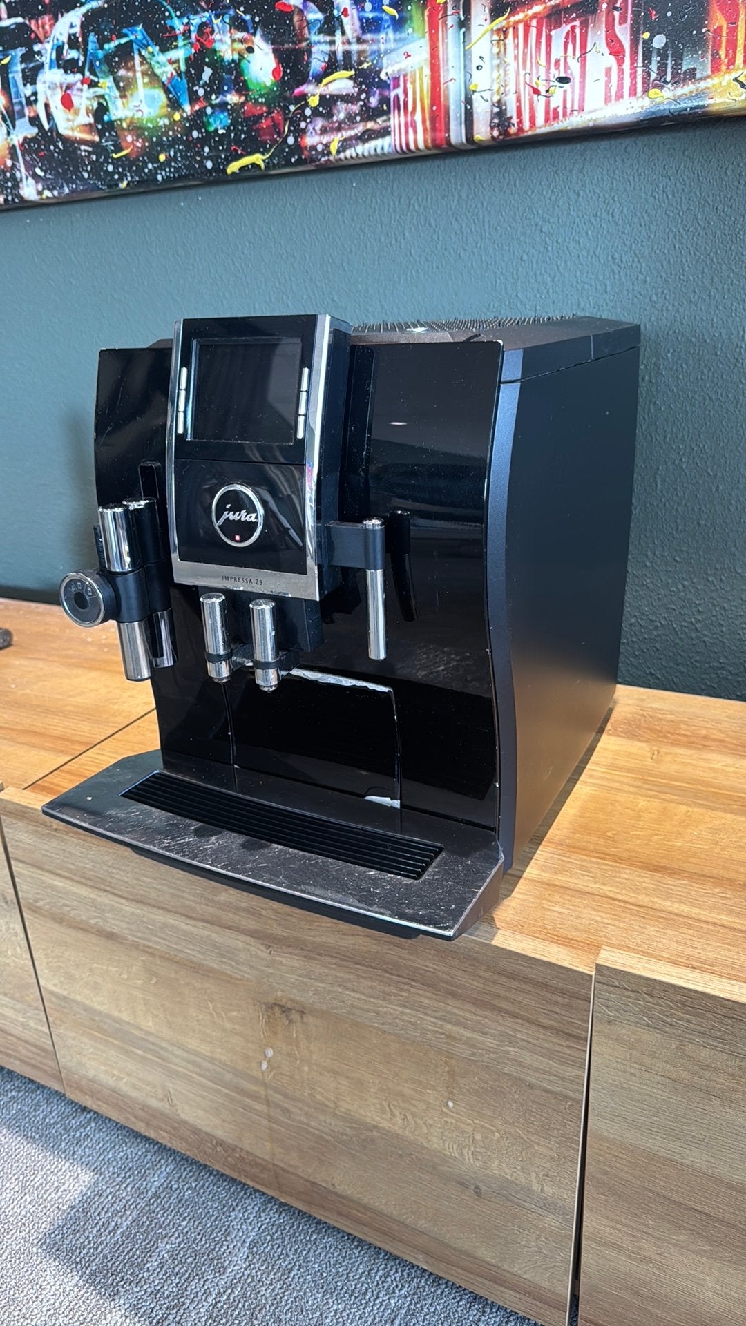 JURA Impressa Z9 koffie machine, Gebruikt, Koffiemachine, 4 tot 10 kopjes, Afneembaar waterreservoir