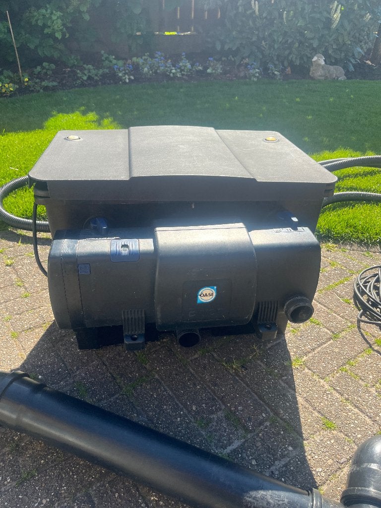 vijver filtersysteem oase met skimmer en luchtmembraanpomp, Tuin en Terras, Vijver-toebehoren, Ophalen, Gebruikt, Vijverfilter