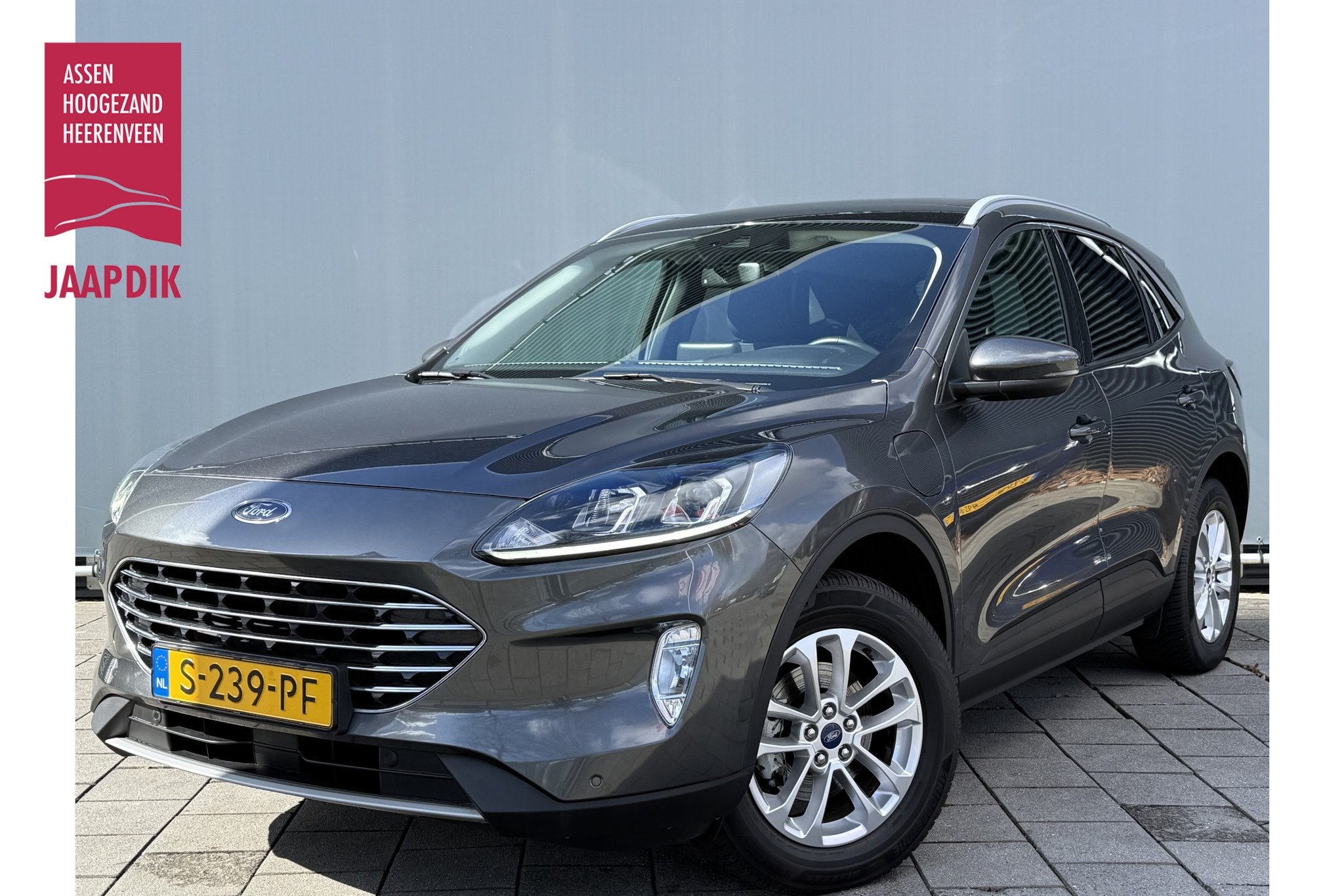 Ford Kuga BWJ 2023 | 2.5 PHEV 225PK Titanium | PANO DAK | CA, Auto's, Gebruikt, 4 cilinders, Bedrijf, Hybride Elektrisch/Benzine