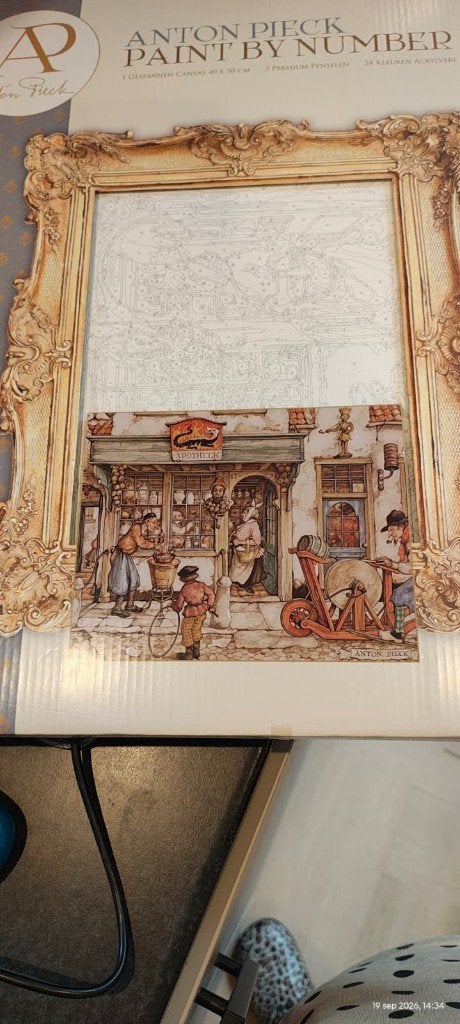 Schilderen op nummer Anton Pieck, Ophalen of Verzenden, Nieuw, Schilderen op nummer