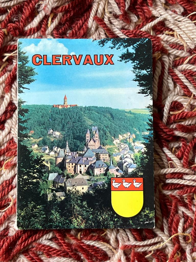 Vintage accordeon fotoboekje Clervaux Luxemburg, Verzamelen, Ophalen, 1960 tot 1980, Ongelopen