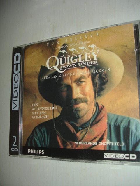 Quigley down under- Tom Selleck- 2-VIDEO CD- CD-i- (NIEUW), Cd's en Dvd's, Verzenden, Alle leeftijden, Drama, 1940 tot 1960