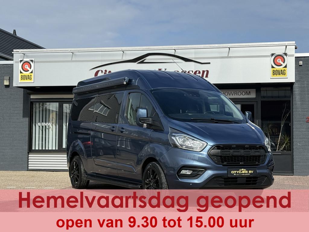 Ford Transit Custom buscamper zeer luxe inbouw professioneel, Caravans en Kamperen, Buscamper of Camperbus, Airbags, Tot en met 2