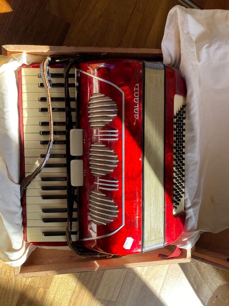 Galanti accordeon, Muziek en Instrumenten, Accordeons, Ophalen, Zo goed als nieuw, 120-bas, Overige merken