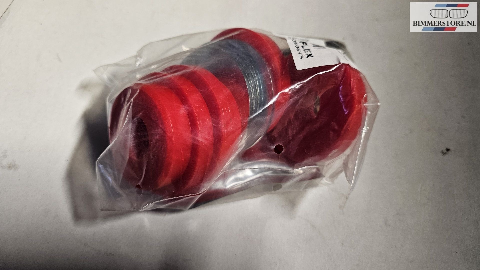 Strongflex draagarm rubber set voorzijde gebogen boven Rood, -, Nieuw, Ophalen of Verzenden, -