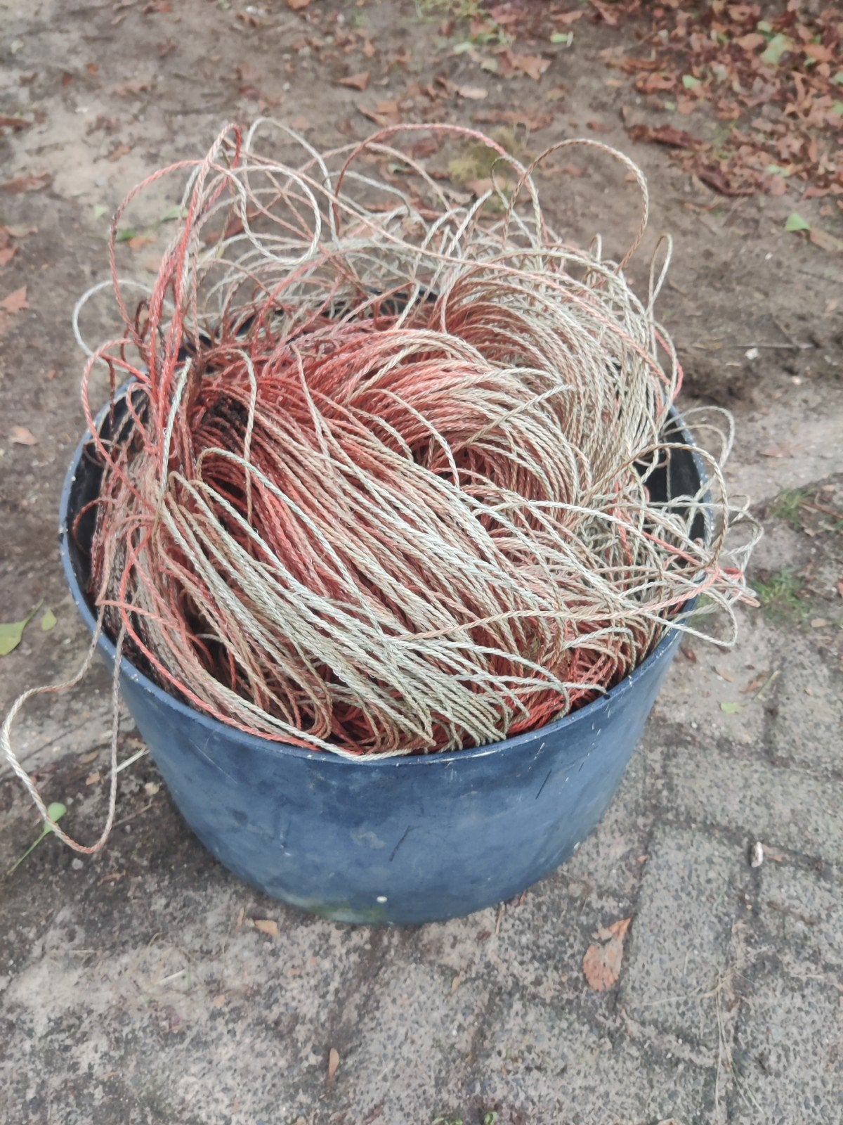GRATIS Afrastering draad. heeft een hele tijd gelegen., Weidegang