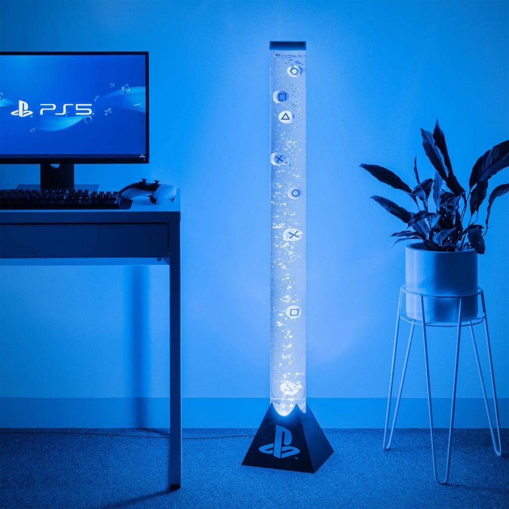 Playstation XL Icons Flow Lamp - Sfeervolle Bubbels, Gaming, Modern, Sfeervol, Kunststof, Ophalen of Verzenden, Zo goed als nieuw