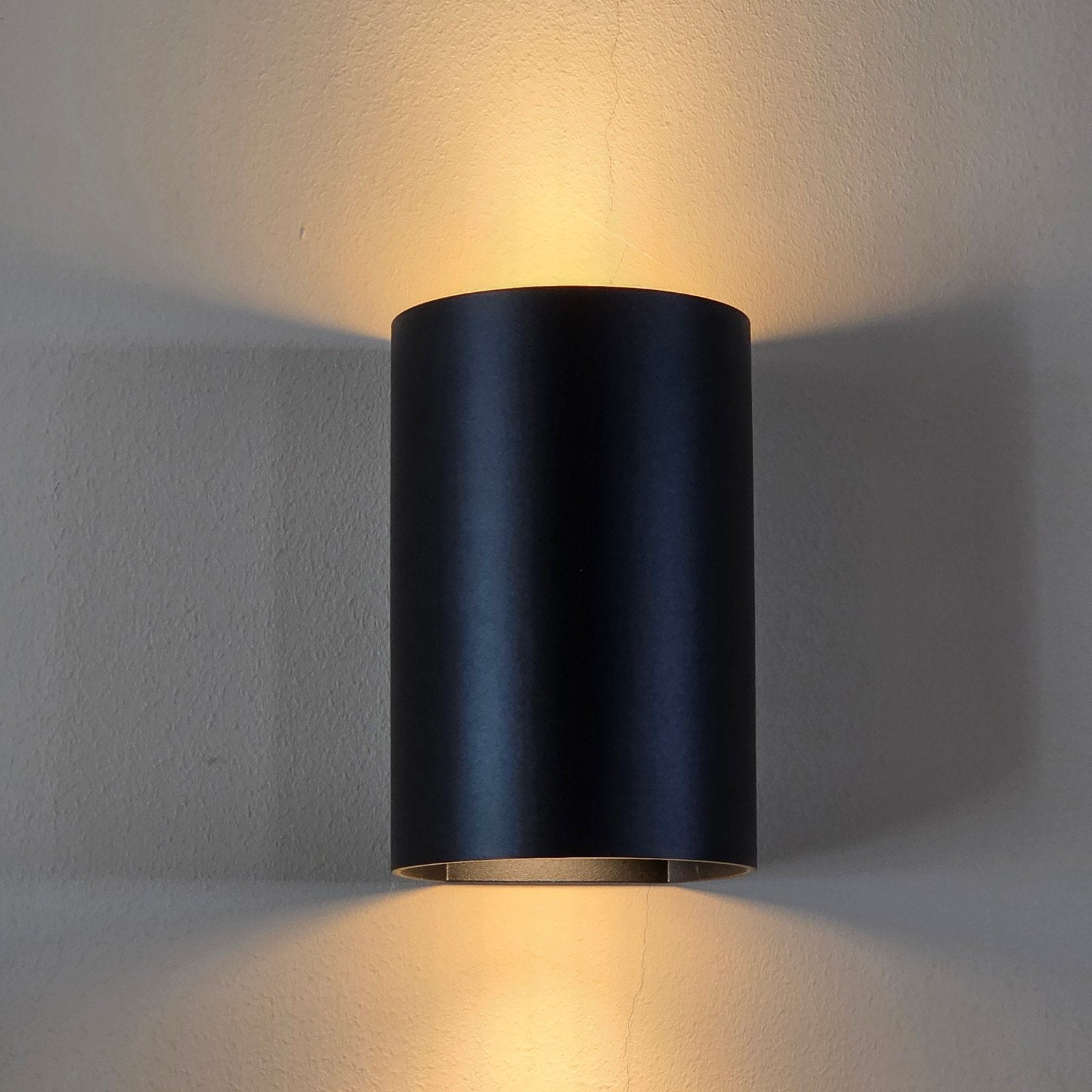 6x nieuwe Design wandlamp zwart rond GU10 - Sabbir Qazqa, Ophalen of Verzenden, Nieuw, Metaal