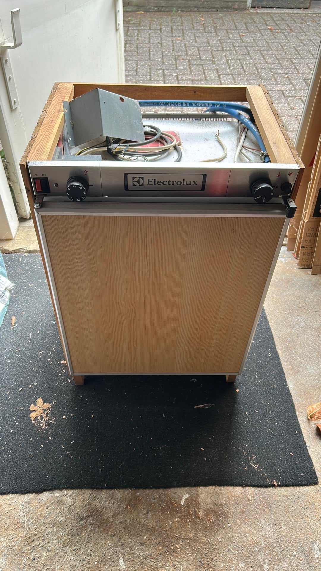 Electrolux koelkast gas 12v/220v, Ophalen, Gebruikt, Elektrisch