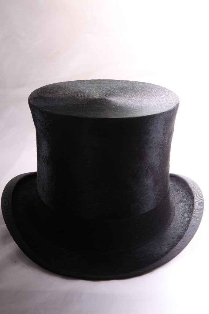 Zwarte Hoge Hoed Vintage, Kleding | Heren, Hoeden en Petten, IJ. Bokma, Hoed, Ophalen of Verzenden, 57 cm (M, 7⅛ inch) of minder