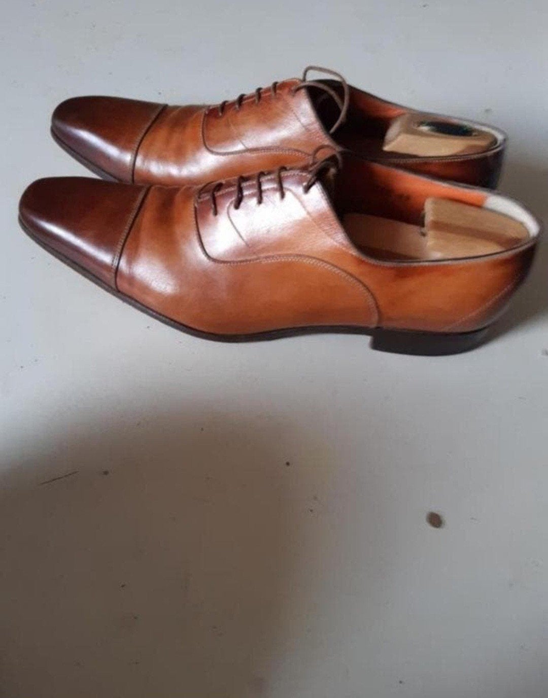 Santoni  44.5, Kleding | Heren, Schoenen, Ophalen of Verzenden, Zo goed als nieuw, Bruin