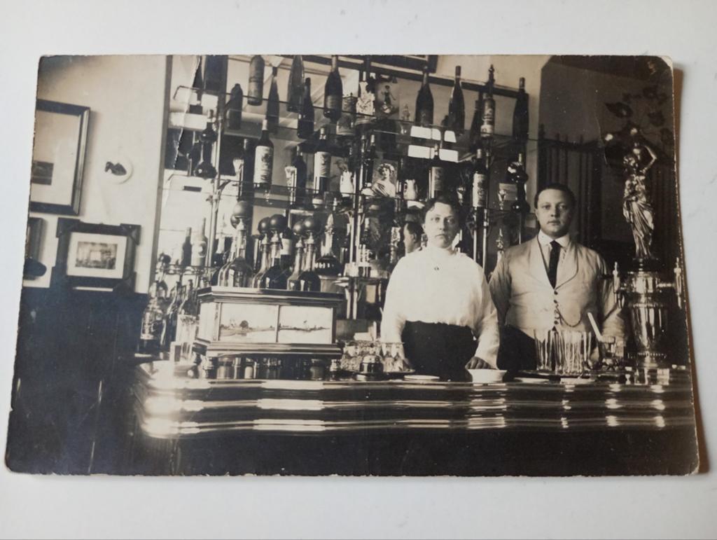 Fotokaart Café Onbekend, Ophalen of Verzenden, Voor 1920, Ongelopen