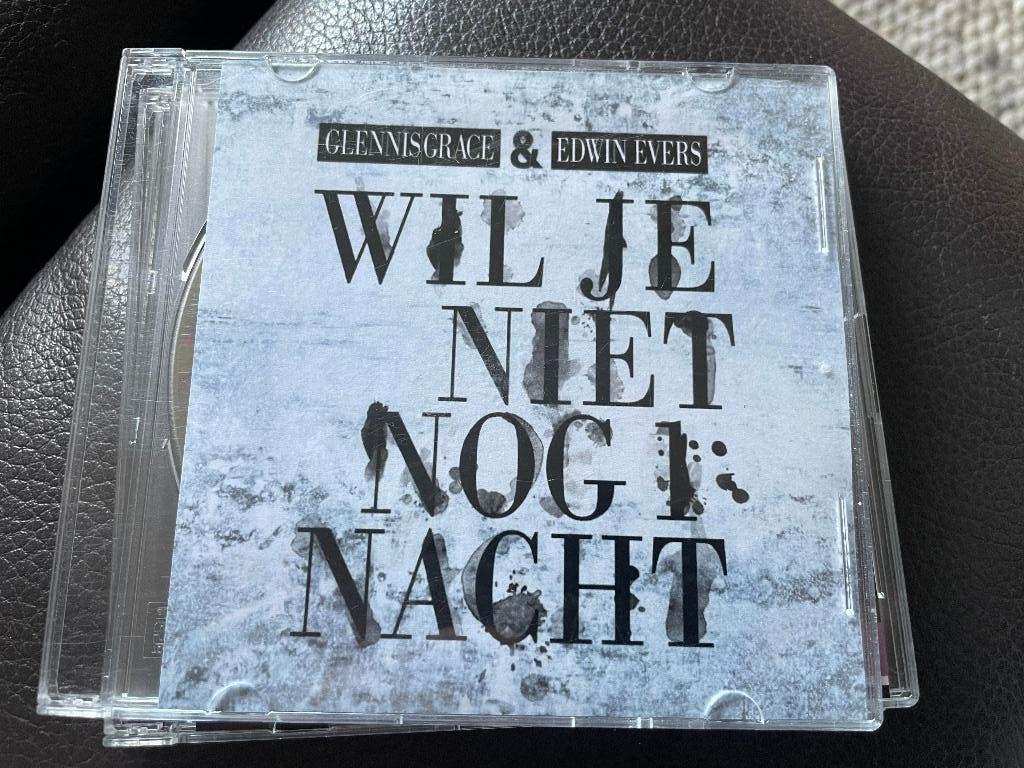 GLENNIS GRACE + EDWIN EVERS CD SINGLE WIL JE NIET NOG PROMO, Ophalen of Verzenden, Zo goed als nieuw, Pop