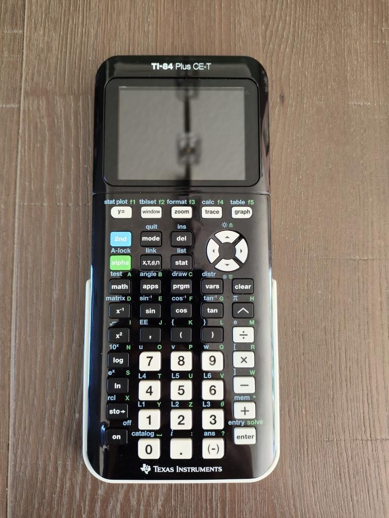 TI-84 Plus CE-T rekenmachine, Ophalen of Verzenden, Grafische rekenmachine, Zo goed als nieuw