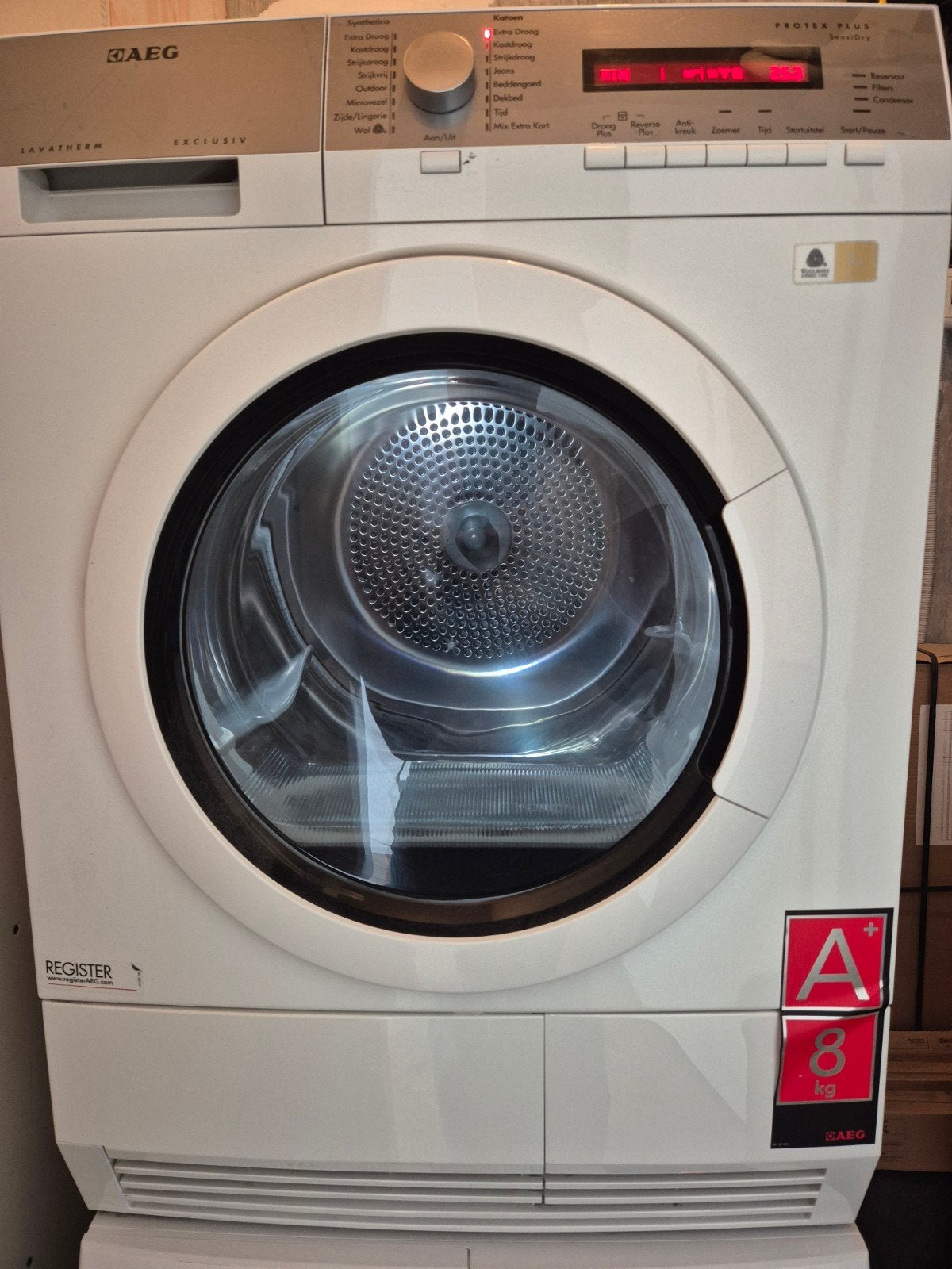AEG Lavatherm Protex Plus SensiDry A++ 8kg warmtepompdroger