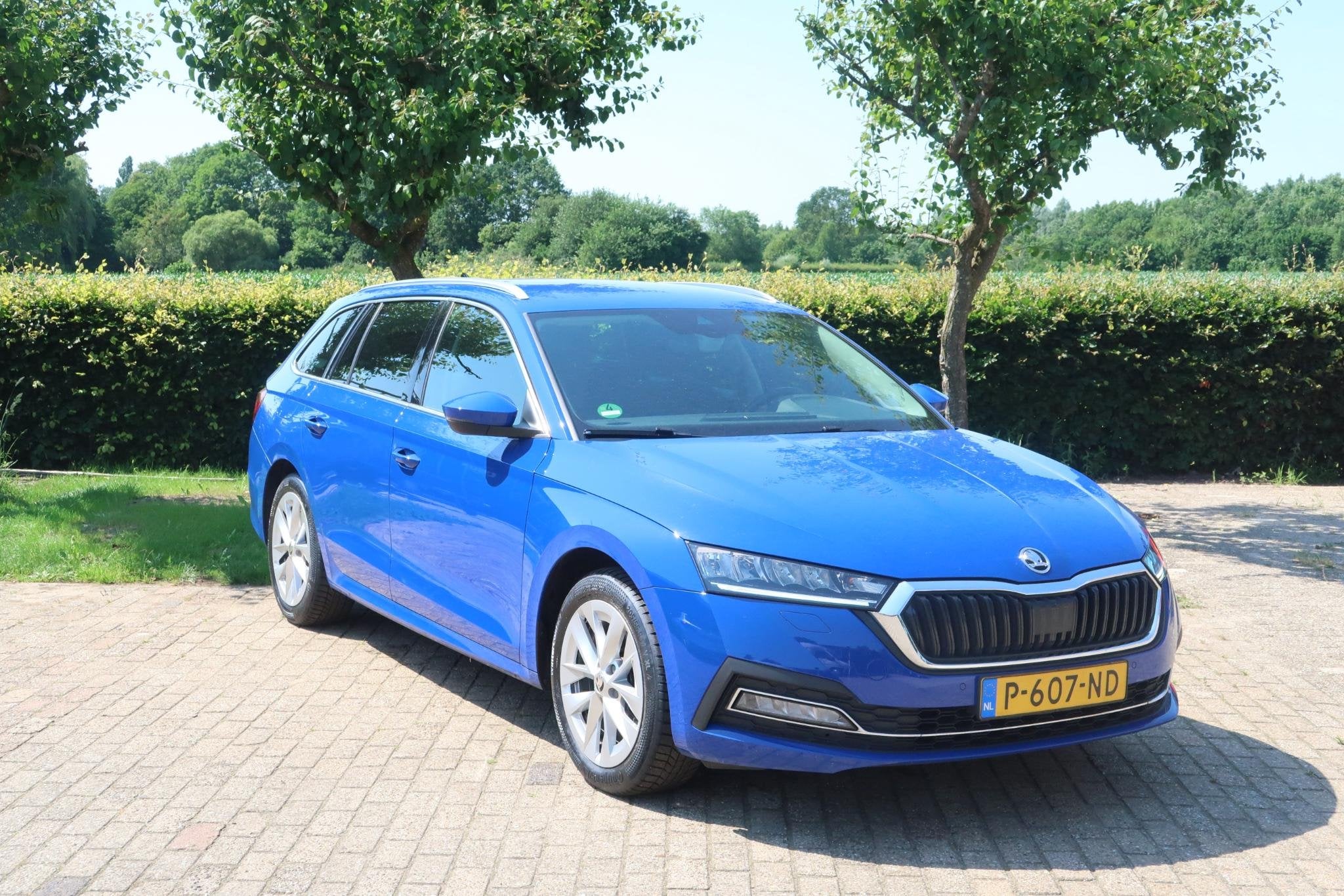 Skoda Octavia Combi 1.0 TSI Business Edition Plus, Stof, Gebruikt, Met garantie (alle), Blauw