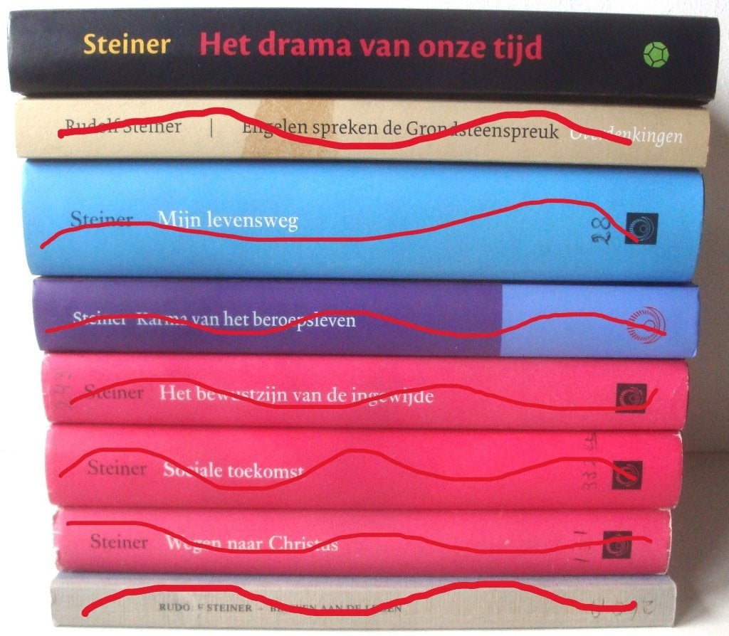 Rudolf Steiner Het Drama onze tijd, in uitstekende staat, Boeken, Spiritualiteit algemeen, Overige typen, Ophalen of Verzenden