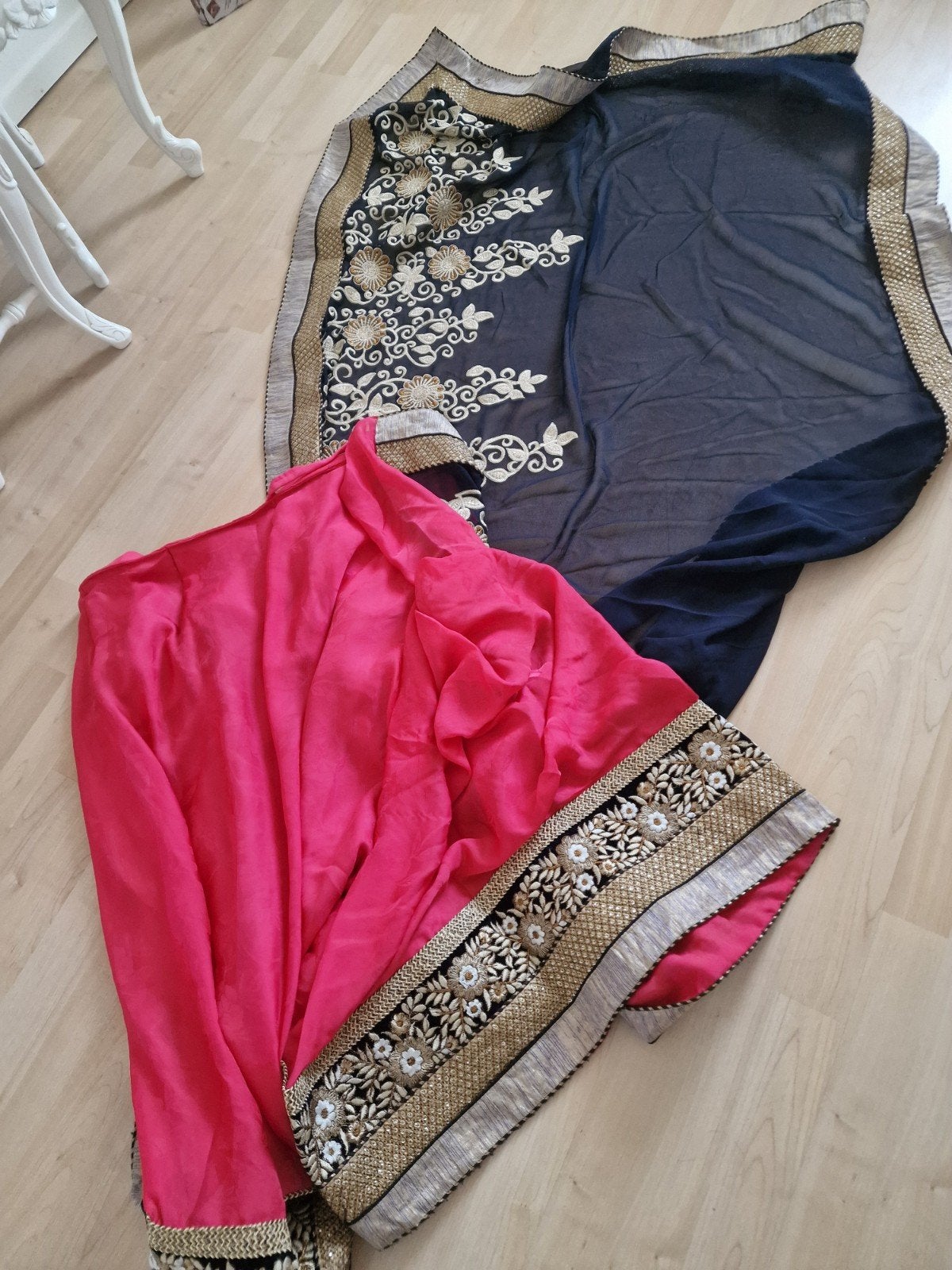rose kant en klare sari, Ophalen of Verzenden, Nieuw, Maat 46/48 (XL) of groter