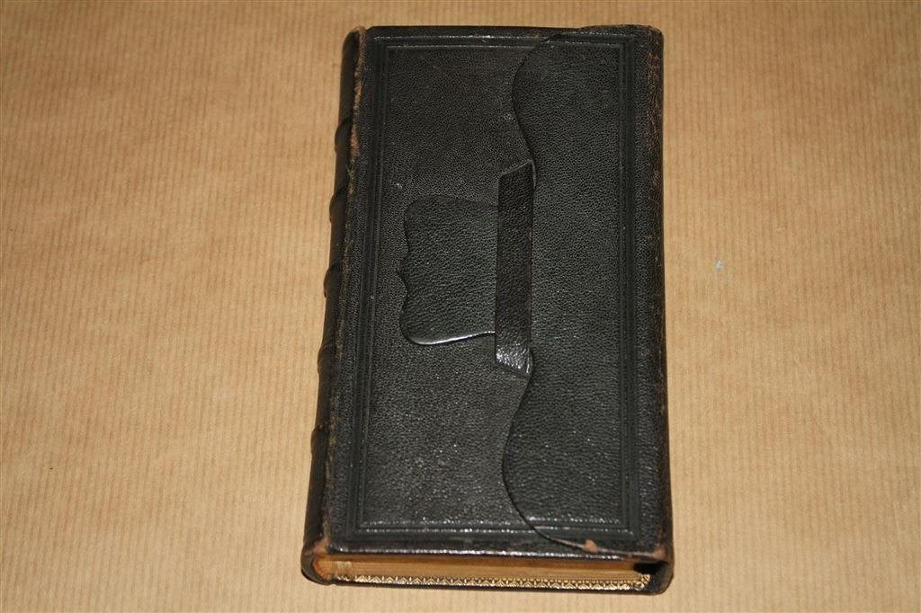 Boek der Psalmen en Gezangen - 1892 - In leren band, Antiek en Kunst, Antiek | Boeken en Bijbels, Ophalen of Verzenden