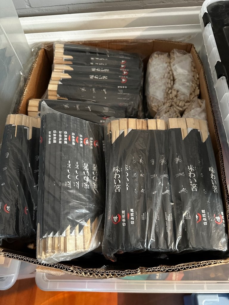 Sushi eetstokjes 15 x 100 stuks, Ophalen of Verzenden