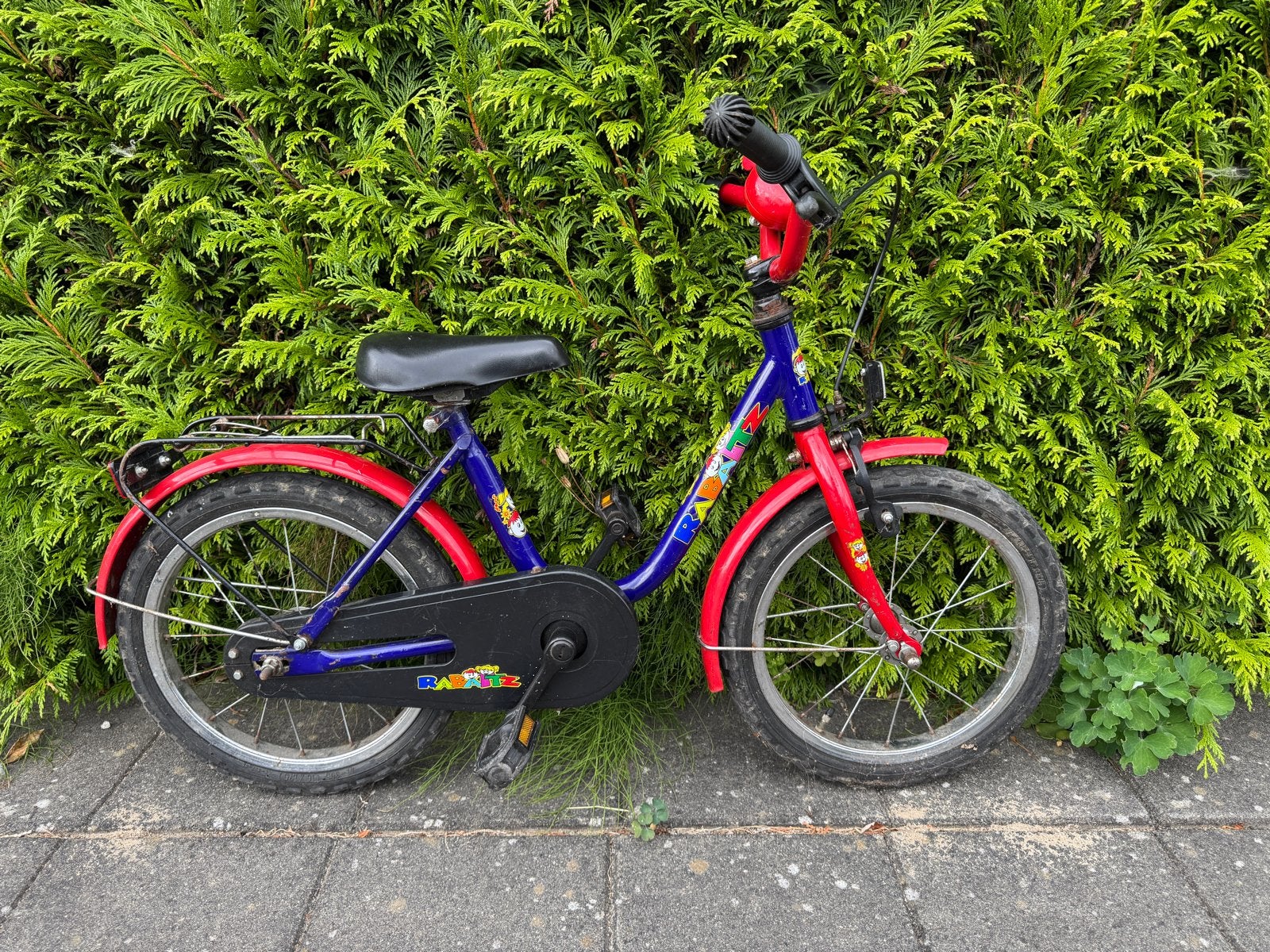 Kinderfiets 16 inch - Ideaal als eerste fietsje Paars/rood, Ophalen, Gebruikt, Terugtraprem, 16 tot 20 inch