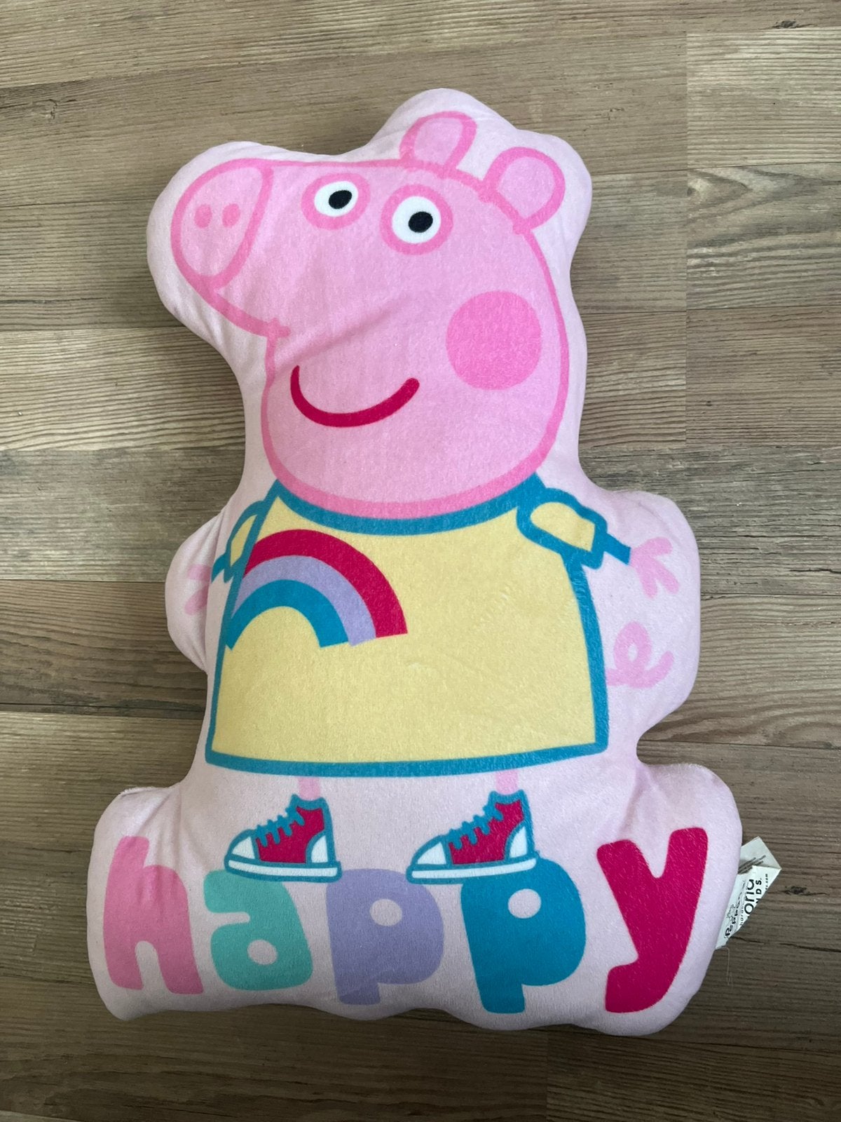 Peppa Pig pluche kussentje, ongeveer 37 cm hoog, Ophalen of Verzenden, Zo goed als nieuw, Overige typen