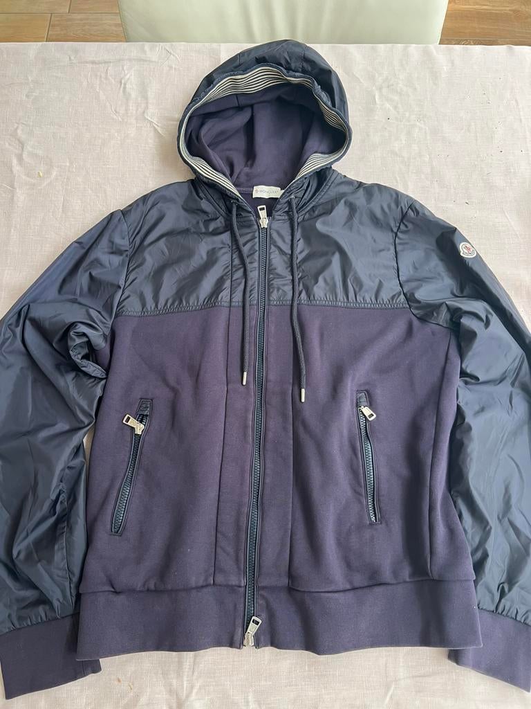 Moncler Maglia Cardigan | Maat XL |, Ophalen of Verzenden, Zo goed als nieuw, Maat 56/58 (XL), Blauw