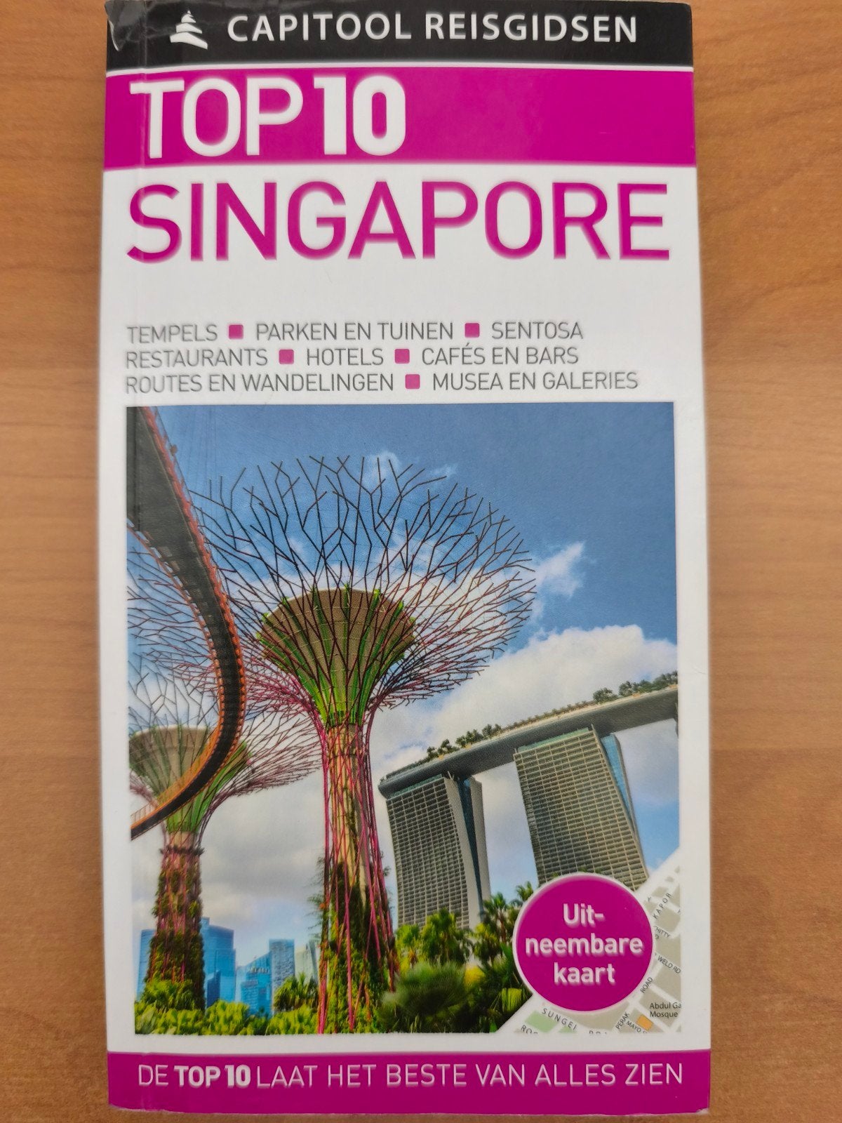 Capitool Reisgids Top 10 Singapore met uitneembare kaart, Ophalen of Verzenden