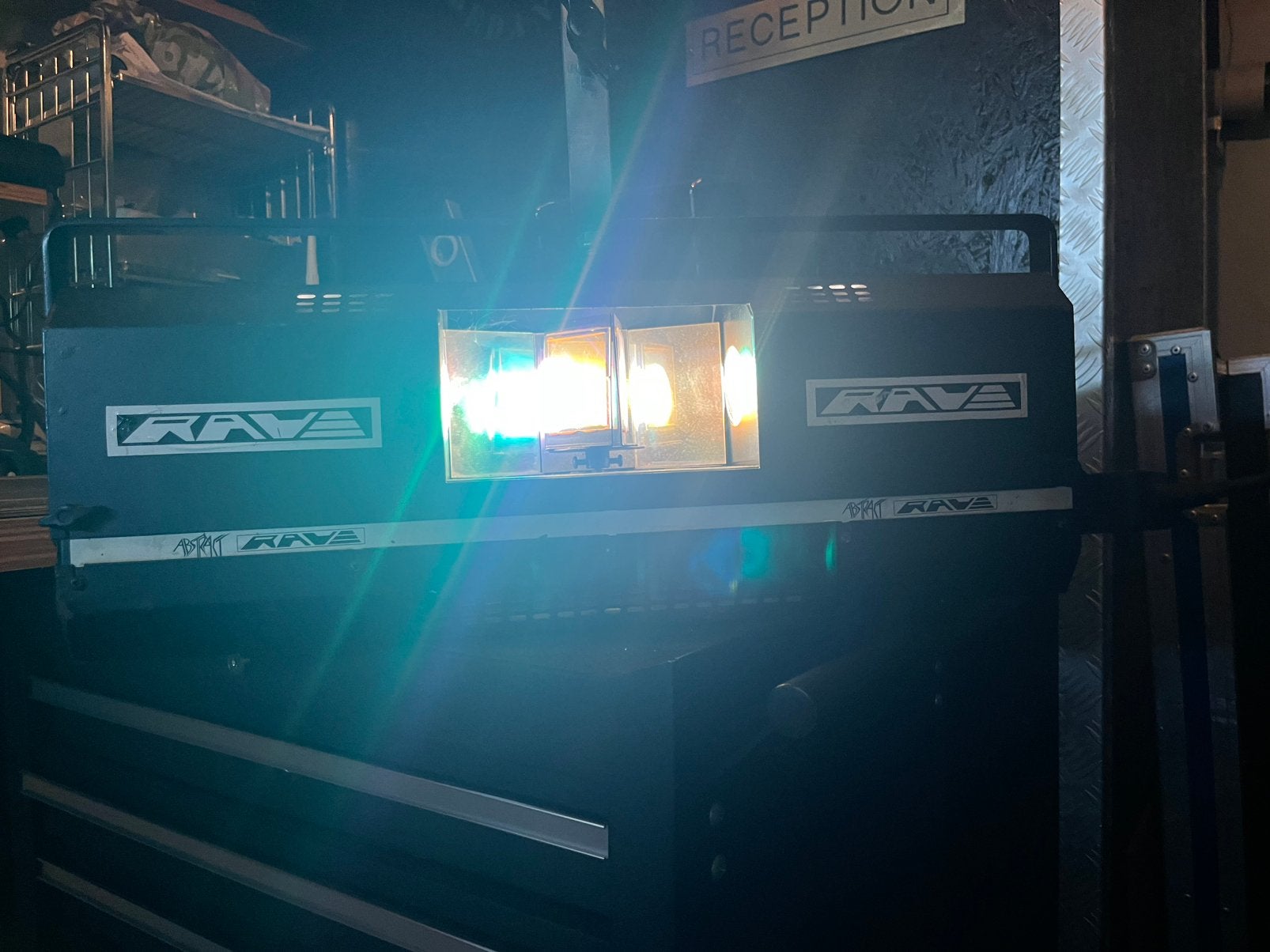 100w retro prisma / Sweeper Rave abstract licht effect, Muziek en Instrumenten, Licht en Laser, Ophalen of Verzenden, Zo goed als nieuw