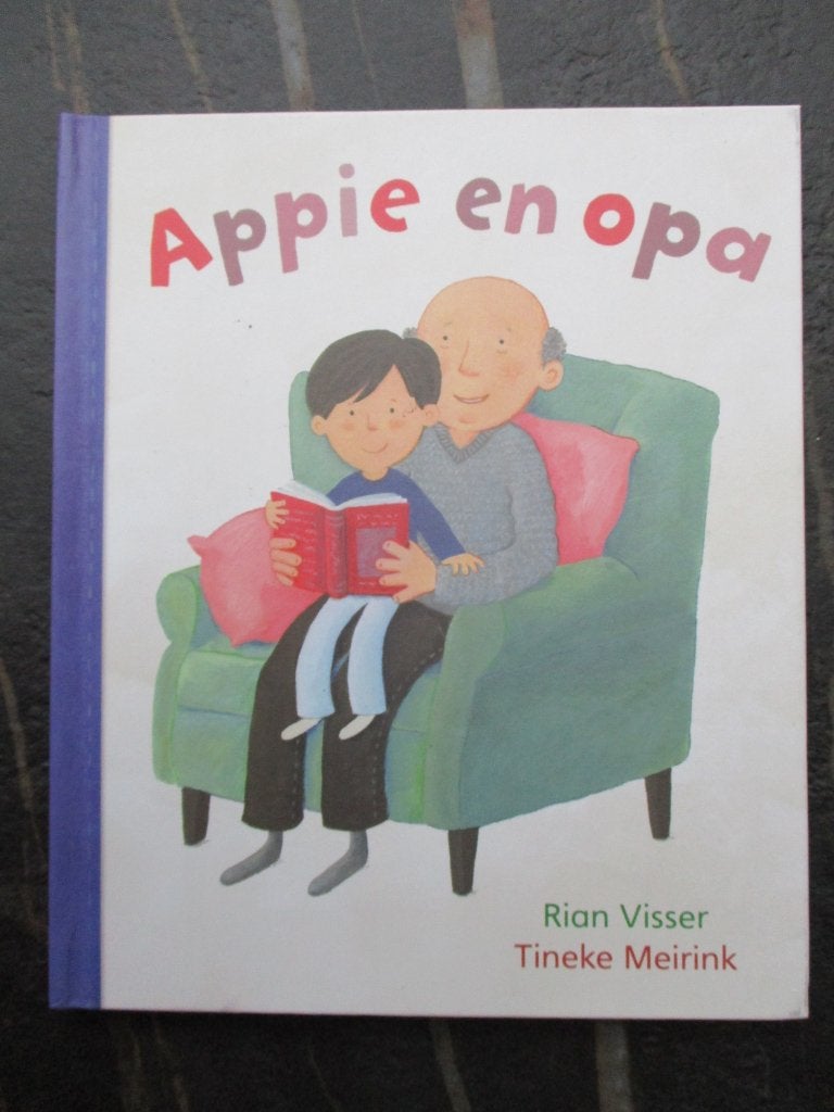 Appie en Opa - hardcover boek Rian Visser, Fictie algemeen, Jongen of Meisje, Ophalen of Verzenden, Zo goed als nieuw
