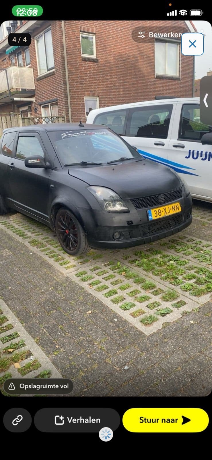 Suzuki Swift 1.3 3D 2007 zwart met apk, Ophalen