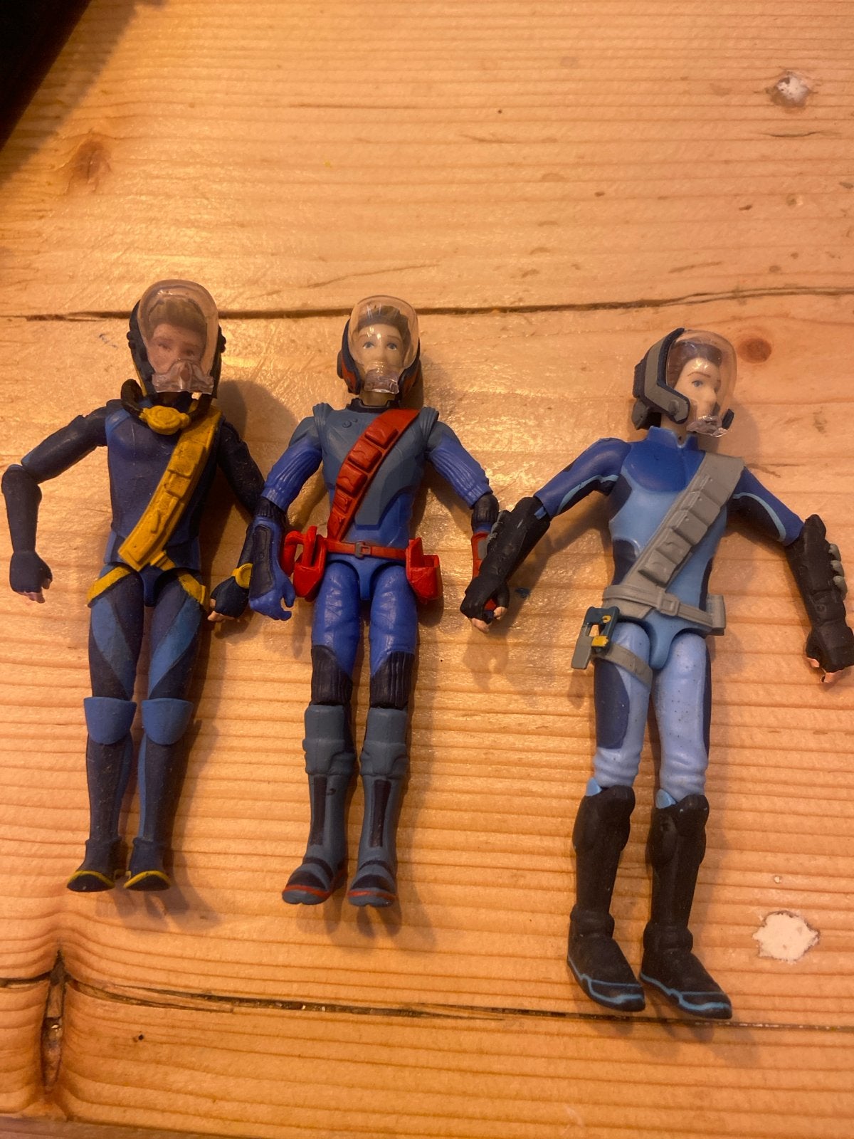 Thunderbirds Are Go actiefiguren set van 3, Ophalen of Verzenden, Gebruikt